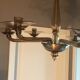 Blown glass chandelier