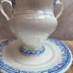 Antique sauce boat Jules Vieillard & Cie Bordeaux – Garland model - Fine earthenware 19th century