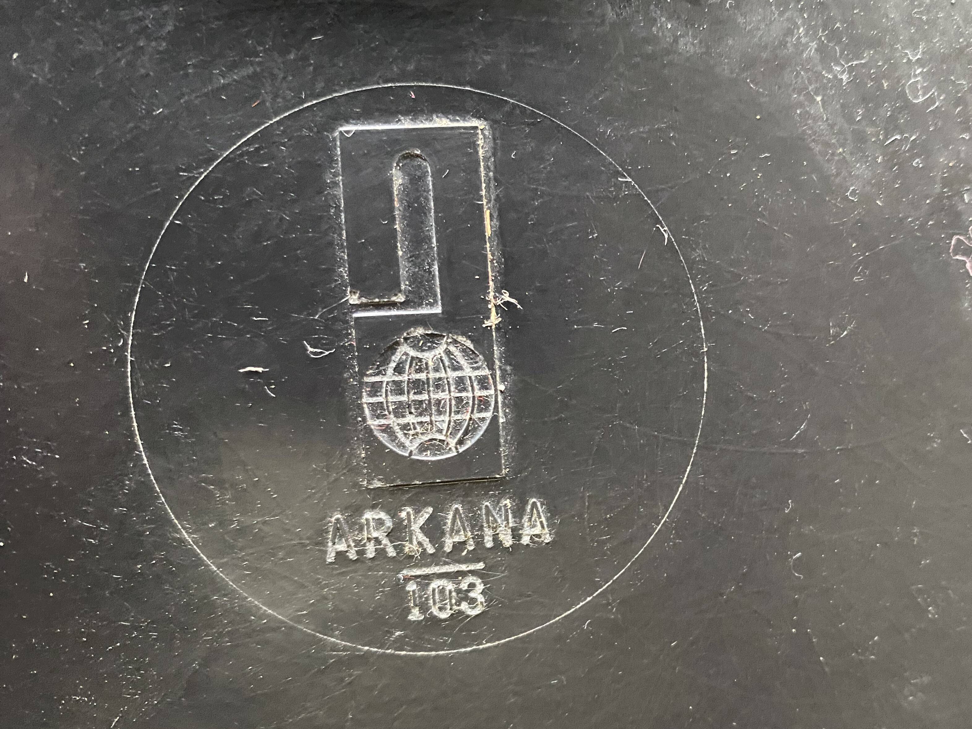 Set 4 mid century 1960’s chairs by Maurice Burke for Arkana