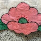 Vintage oval placemat 35x49