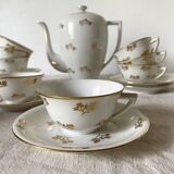 Service à thé ou café en porcelaine de Limoges
