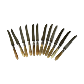 Service of 12 horned meat knives 1910