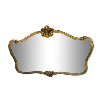 Ancien miroir doré style Louis XV