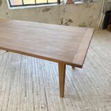 Table de ferme en pin et chêne
