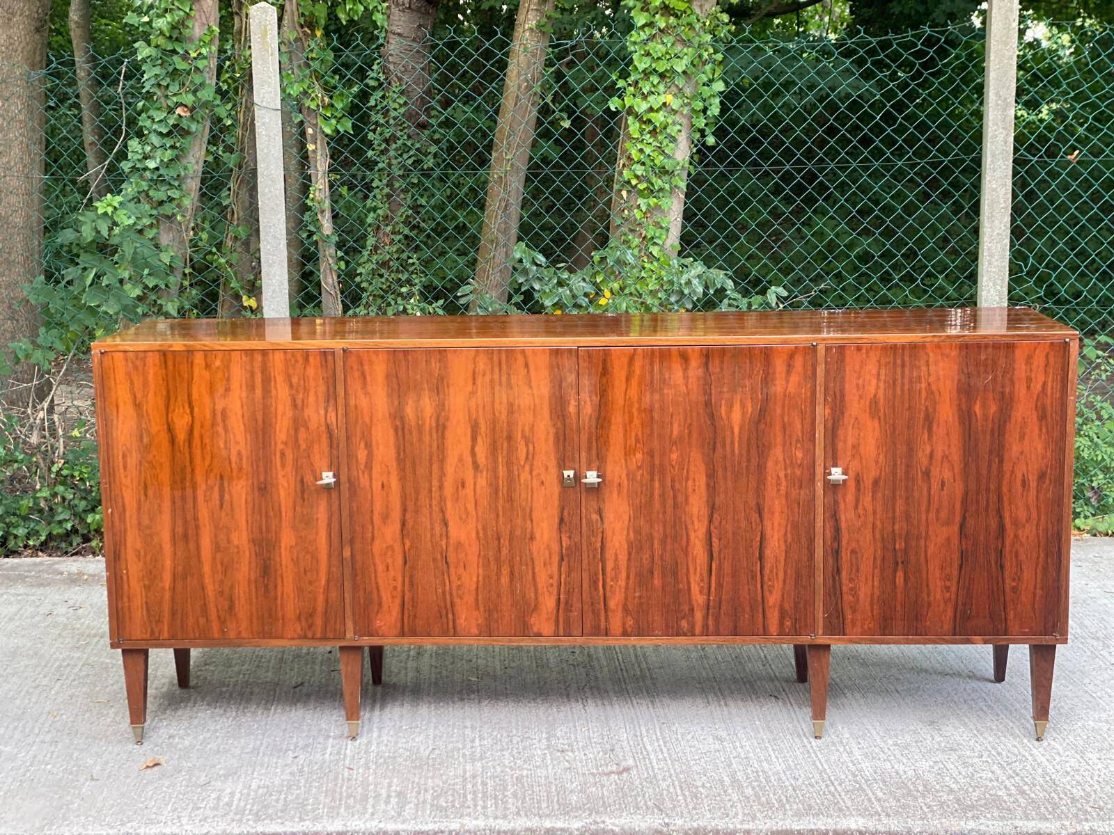 Enfilade scandinave en palissandre des années 1950 230cm