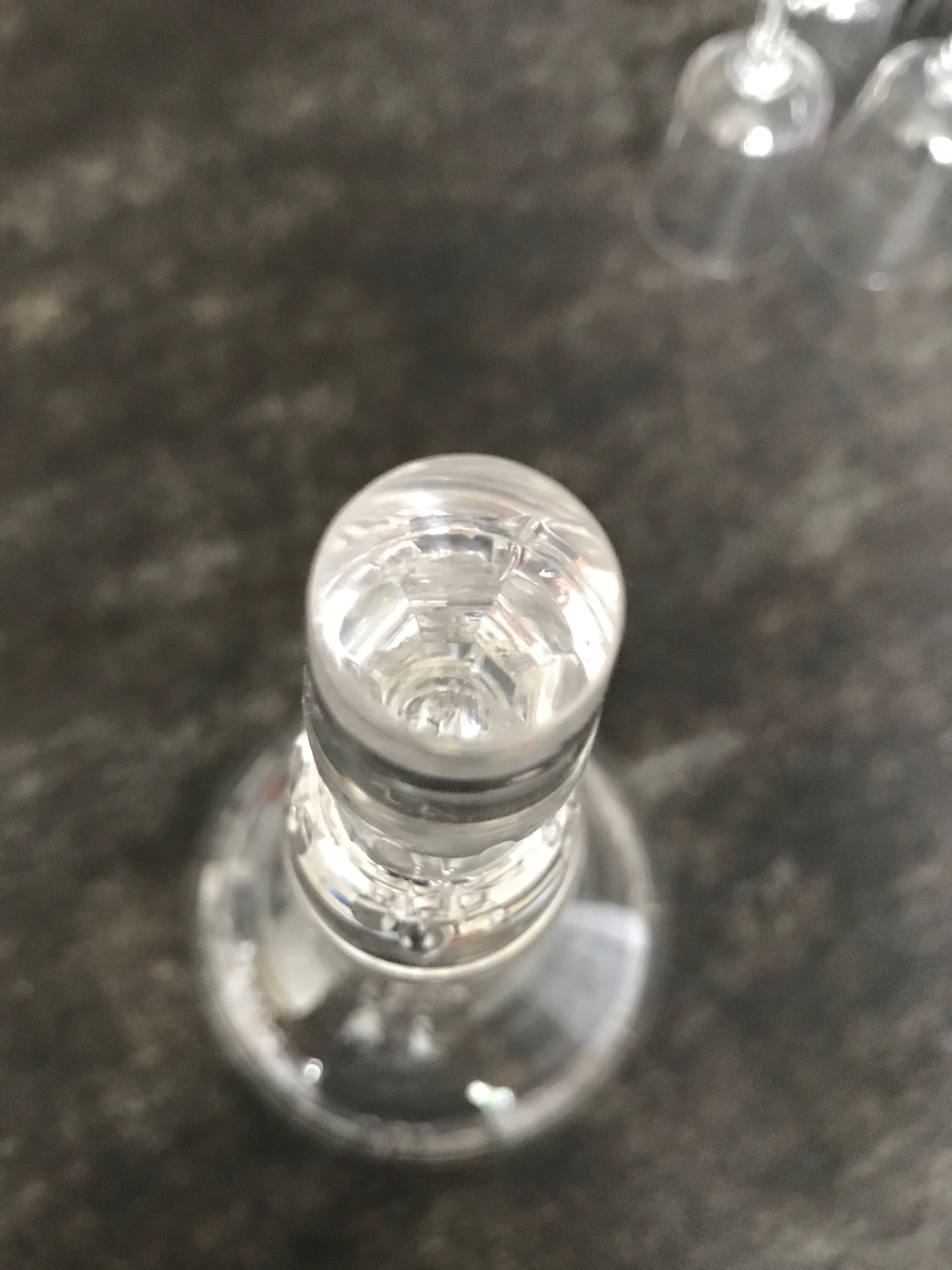 11 glasses and 1 wine carafe