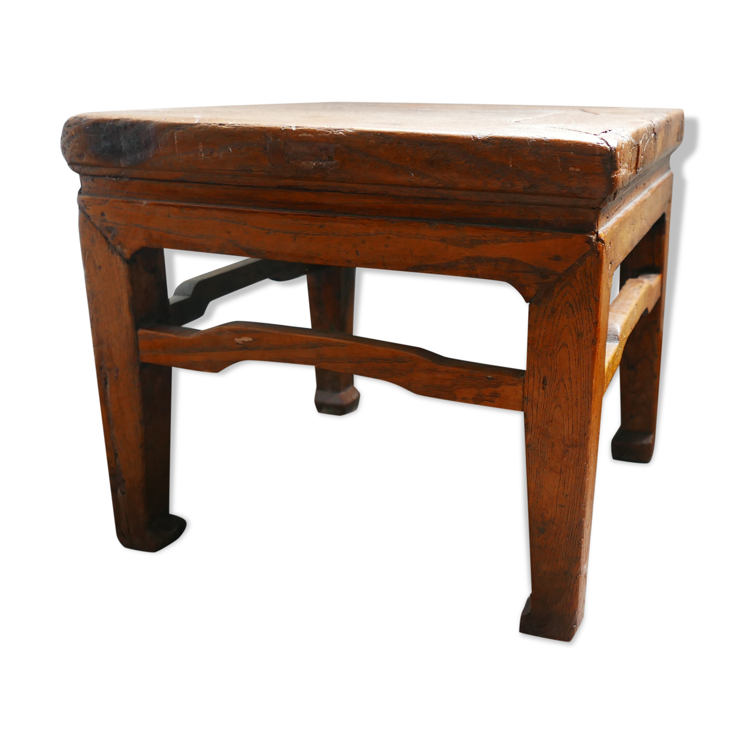 Former Chinese low stool teak