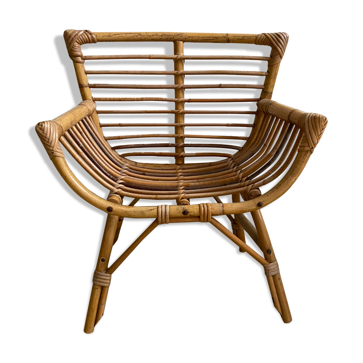 Rattan child chair