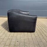 De Sede Ds47 3-seater in buffalo leather NECK 5 mm black leather