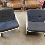 Pair of prisunic armchairs
