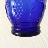 Vintage cobalt blue water glasses
