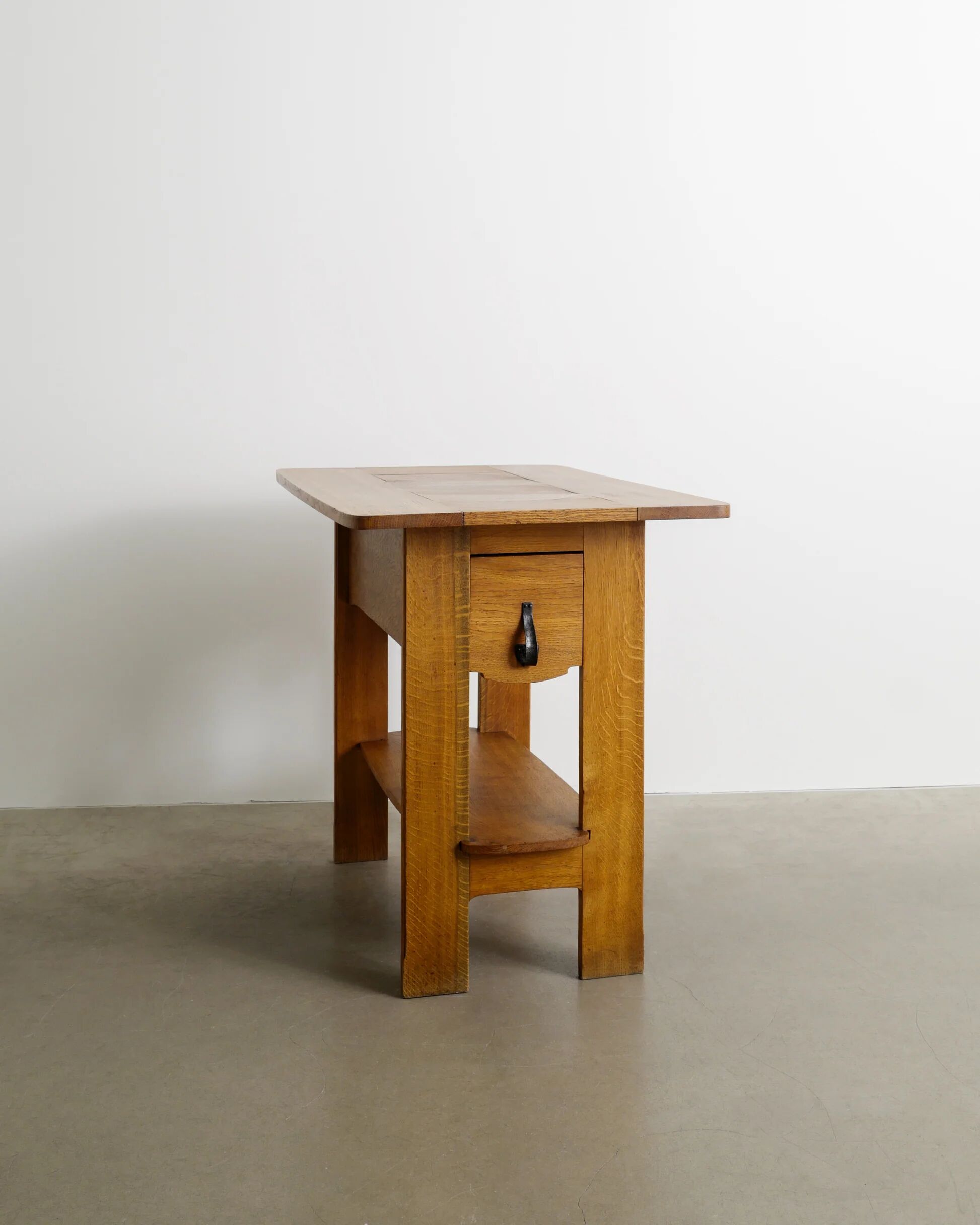 Early Swedish Jugend Modern Wooden Console Table by Axel Lindegren, 1930s