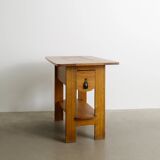 Early Swedish Jugend Modern Wooden Console Table by Axel Lindegren, 1930s