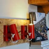Set of 4 modernist wall lights