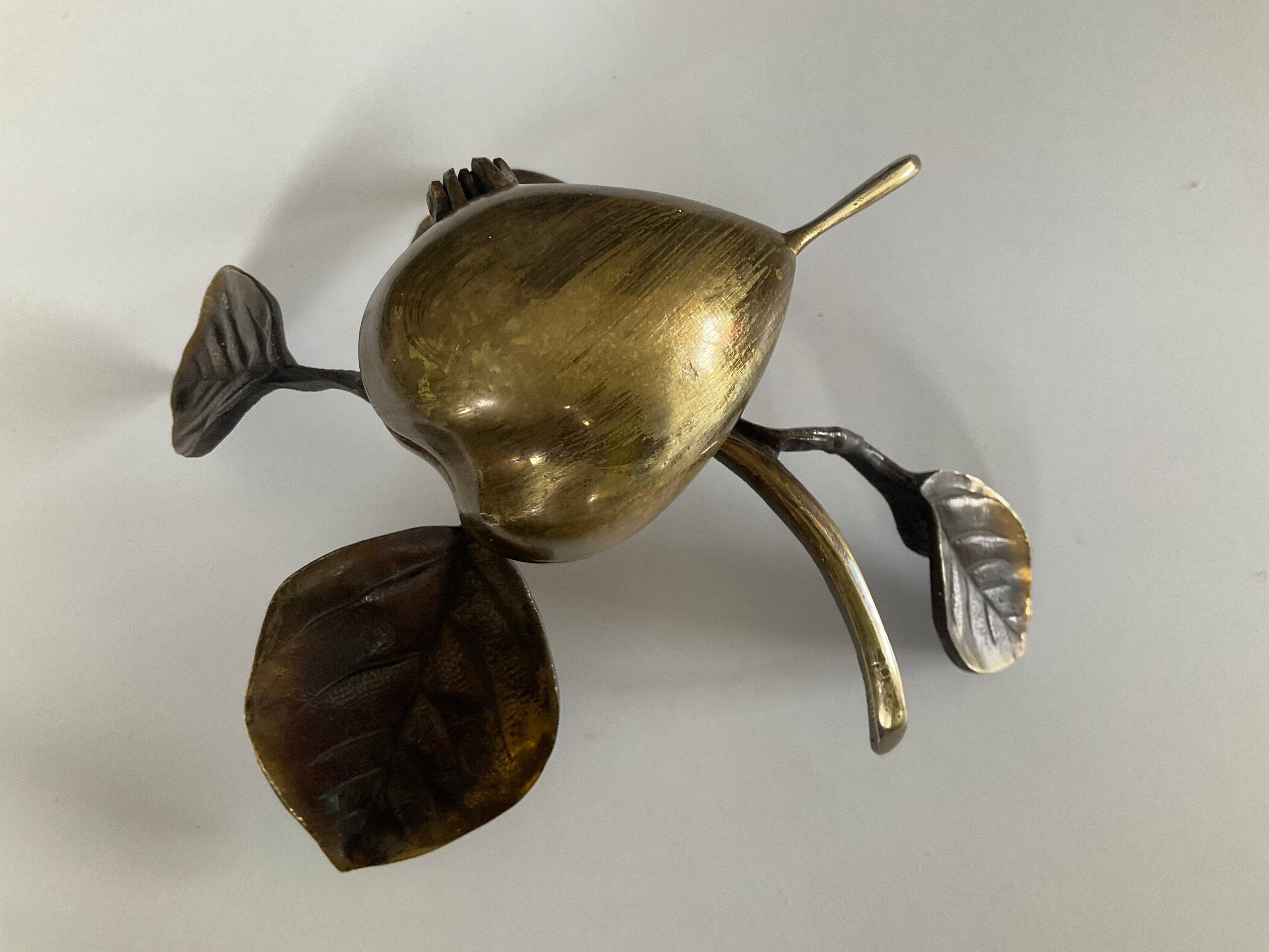 Bronze Art Nouveau catchall tray