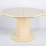 Table octogonale de Eric Maville, années 80