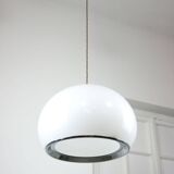 Mid-Century Large White Bud Pendant Lamp by Studio 6G for Guzzini, 1970s