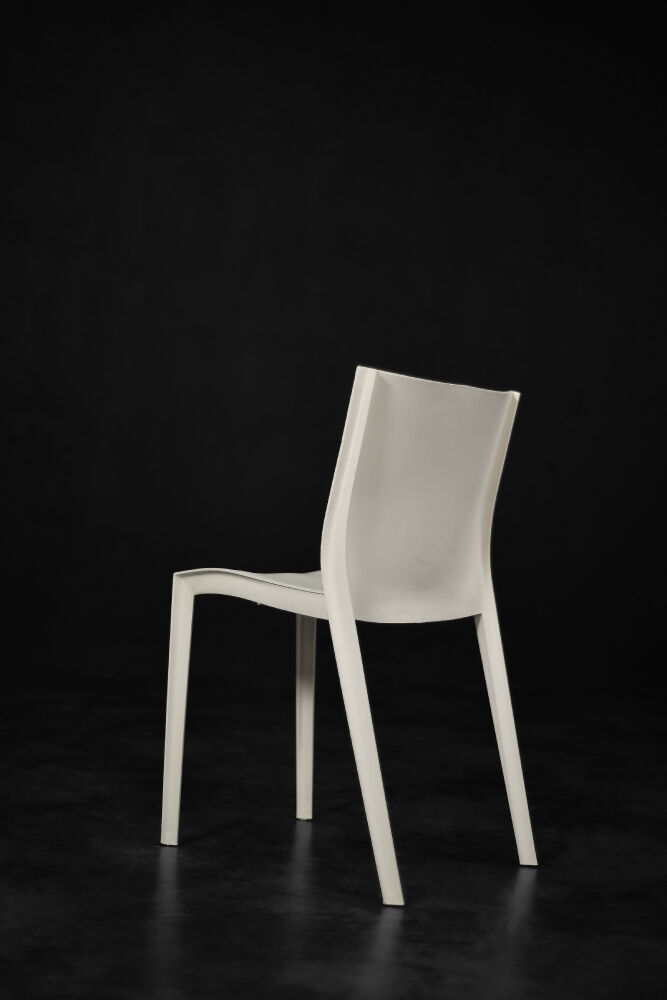 Mid-century smooth plastic vintage chairs by Philippe Starck for Xo Design, set of 5.