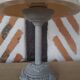 patinated foot bedside lamp
