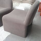 Pair of ARFA designer armchairs