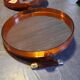 Ensemble 2 miroirs et 2 porte manteau année 70