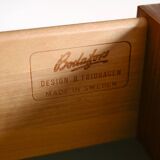 Scandinavian Teak Bookcase with Drawers – Bodafors