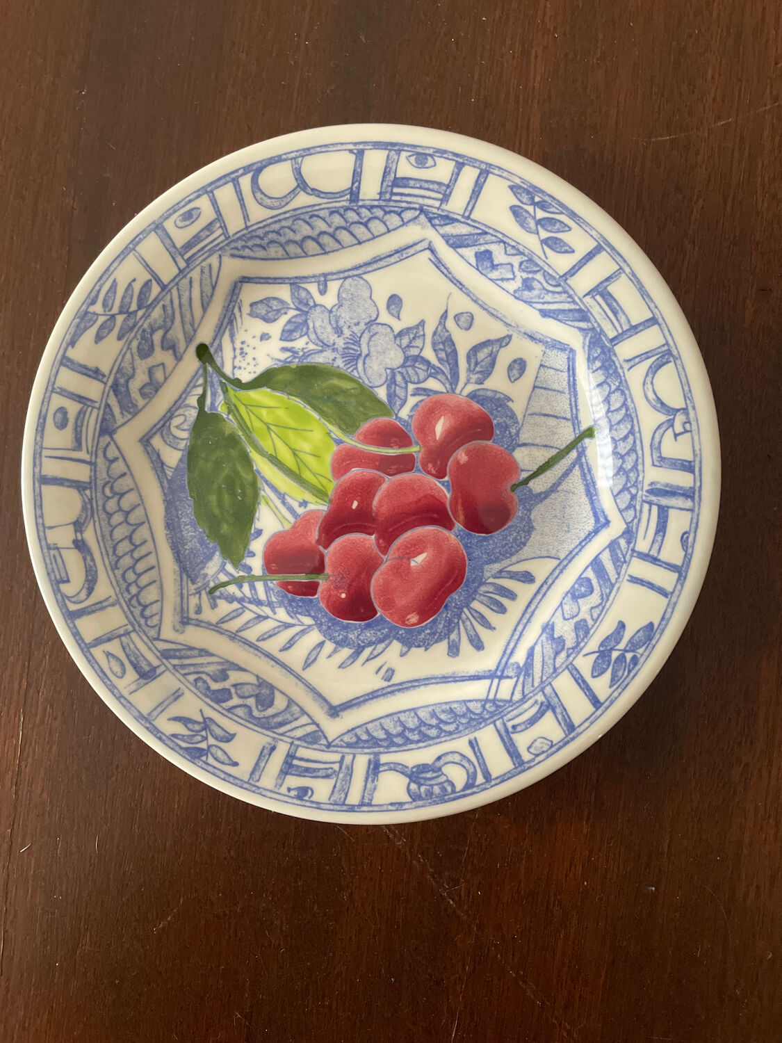 Set de 5 assiettes Gien pour le dessert