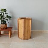 Vintage bamboo side table