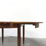 1968 transformable teak table in impeccable condition