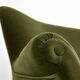 Vintage 1960s olive green velvet sofa – fully restored