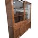 XL vintage wooden display cabinet / sideboard / wall cupboard