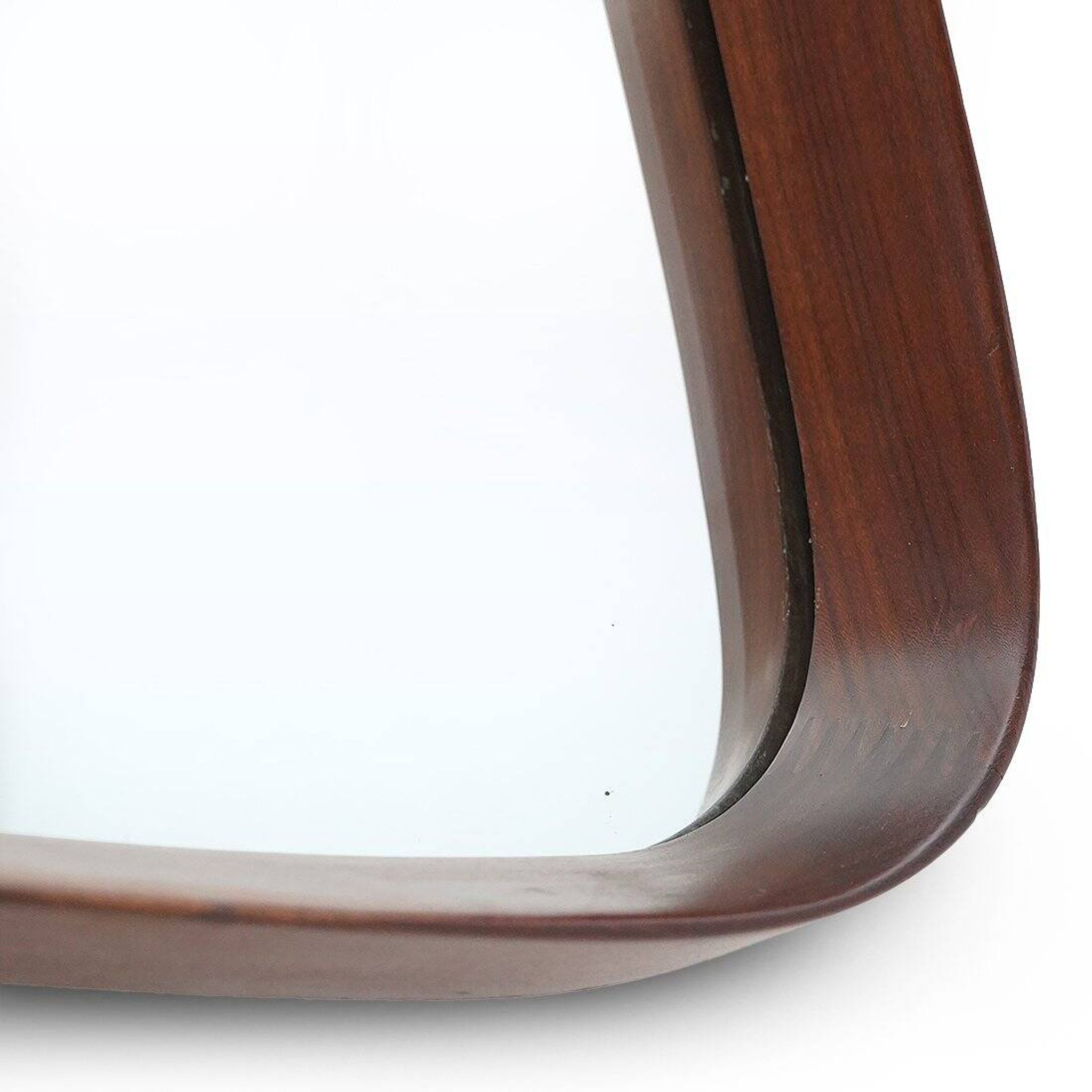 Vintage mirror with a teak frame, 1960s.