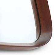 Vintage mirror with a teak frame, 1960s.