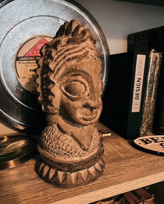 Double-faced stone statuette – Inca inspiration