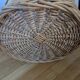 Wicker bottle basket