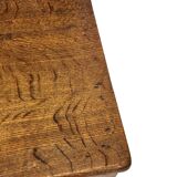 Art Deco High Back chair in oak minimalist design