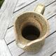 Vase or Pitcher in Beige Sandstone / Green signed Igom Bavil Bridge?