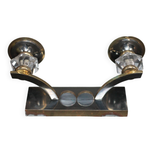 Applique murale art déco, - laiton