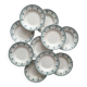 10 earthenware soup plates "Cahors" Saint Amand