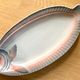 Faience fish dish Digoin Sarreguemines