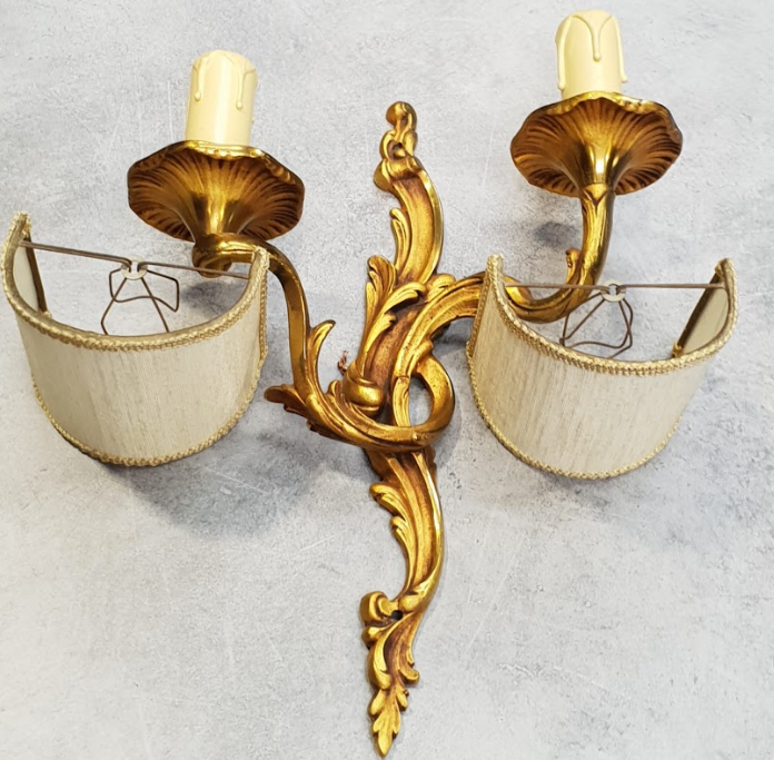 Bronze wall lamps shabby chic