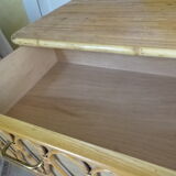 Rattan chest of drawers