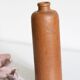 Vintage brown stoneware bottle