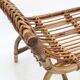 Mid century rattan benches, set of 2