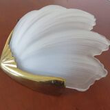Art deco "shell" wall lamp
