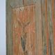 Rustic Farmhouse Painted Folk Art Bridal Cabinet dated 1806