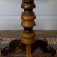 Tripod pedestal table in marquetry and mixed wood, Italy, 19th century