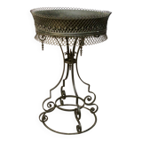 Large wrought iron planter