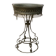 Large wrought iron planter