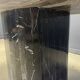 Vintage black marble dining table, 1970s